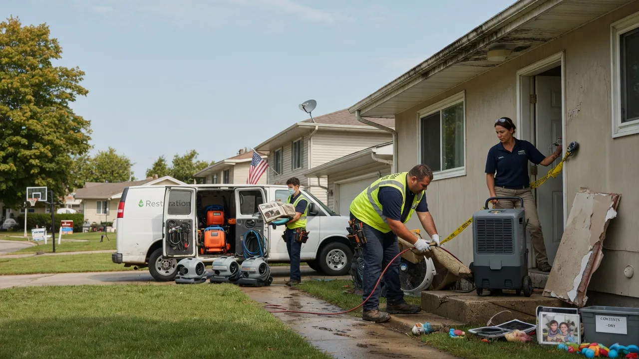 Water Damage Restoration in Sharps, VA near me